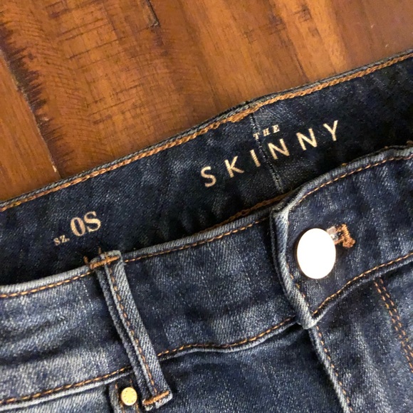 White House Black Market Skinny High Rise jean size 0 - Picture 5 of 11